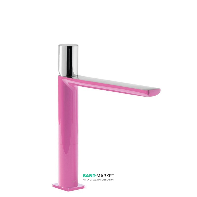 Змішувач для раковини Tres Loft colors одноважільний вилив 172 мм фуксія/хром 20020304FU