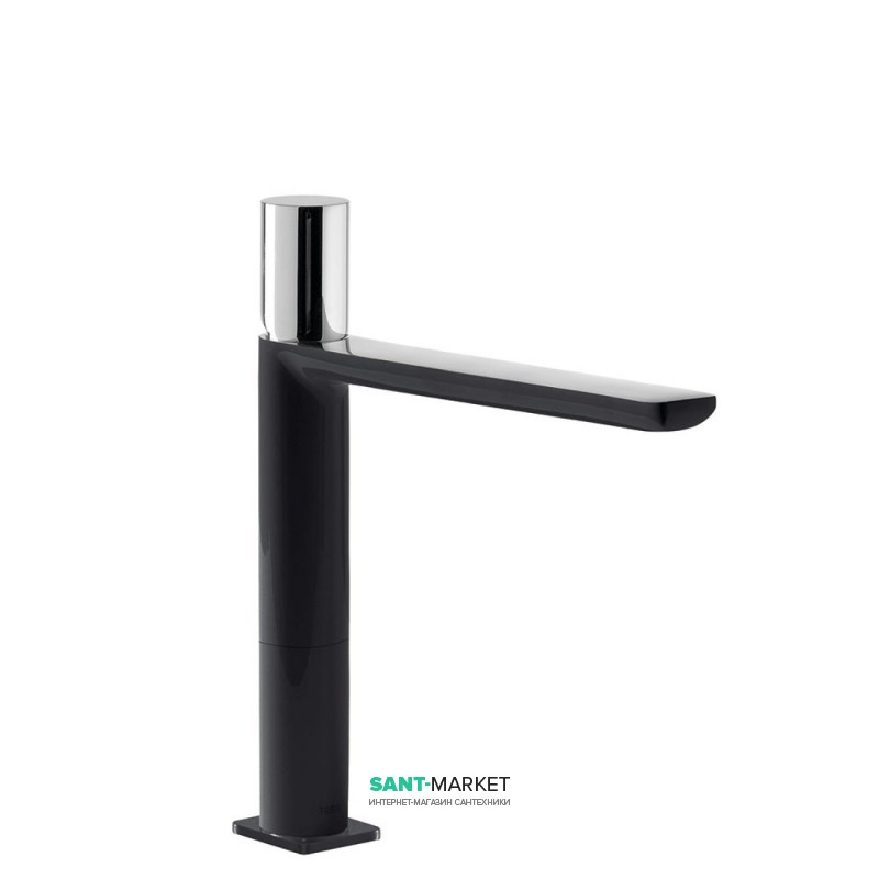 Смеситель для раковины Tres Loft colors однорычажный излив 172 мм черный/хром 20020304NE