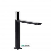 Смеситель для раковины Tres Loft colors однорычажный излив 172 мм черный/хром 20020304NE