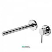 Змішувач для раковини Tres Max-Tres одноважільний настінний хром 06220003