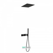 Душевая система Tres Block System colors термостатическая черный матовый 20725204NM