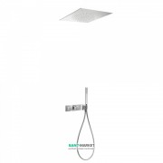 Душевая система Tres Block System термостатическая с верхним и ручным душем хром 20725208