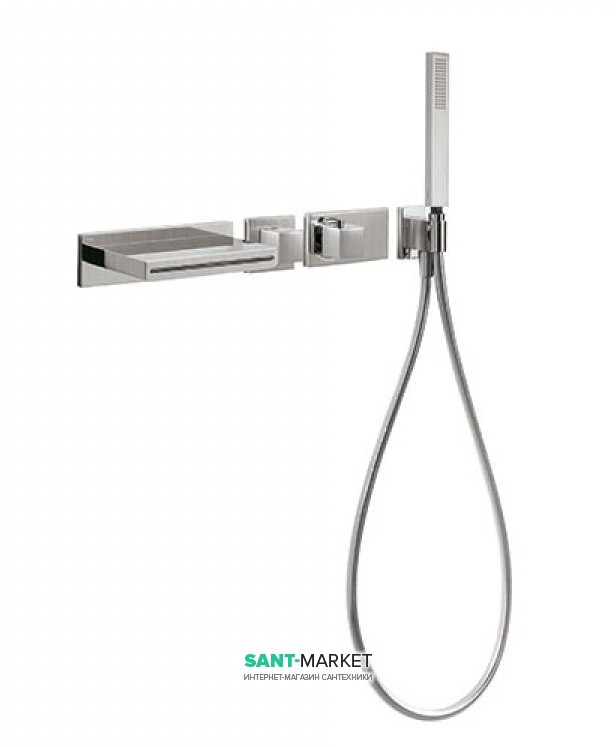 Термостат для ванни Tres Block System з ручним душем сталь 20719201AC