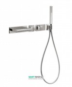 Термостат для ванны Tres Block System с ручным душем сталь 20719201AC