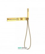 Термостат для ванны Tres Block System с ручным душем золото 20719201OR