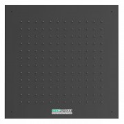 Верхний душ Tres Inox 500х500 мм 1 тип струи черный матовый 134951NM