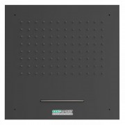 Верхний душ Tres Inox 500х500 мм 2 типа струи черный матовый 29995501NM