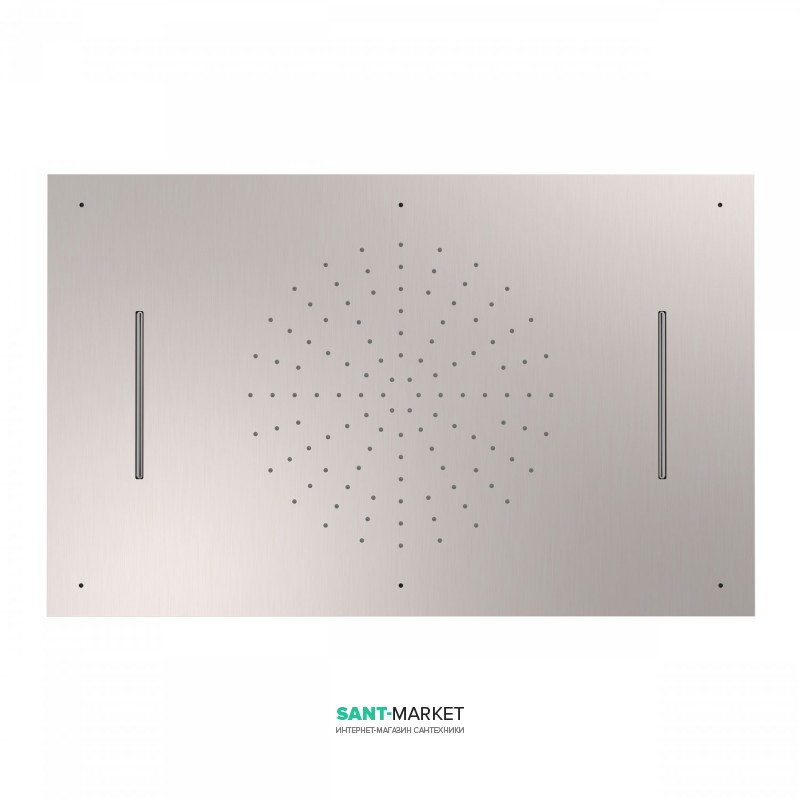 Верхний душ Tres Inox 500х800 мм 2 типа струи сталь 29996601AC