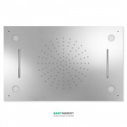 Верхний душ Tres Inox 500х800 мм 2 типа струи хромотерапия хром 29996501