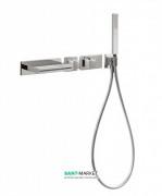 Термостат для ванны Tres Block System с ручным душем сталь 20719201AC