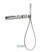 Термостат для ванны Tres Block System с ручным душем сталь 20719201AC