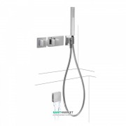 Термостат для ванны Tres Block System с ручным душем и наполнительным клапаном хром 20725206