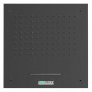 Верхний душ Tres Inox 500х500 мм 2 типа струи черный матовый 29995501NM