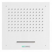 Верхний душ Tres Inox 500х500 мм 2 типа струи белый матовый 29995501BM