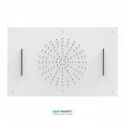 Верхній душ Tres Inox 500х800 мм 2 типу струменя білий матовий 29996601BM