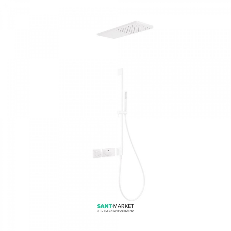 Душова система Tres Block System colors термостатична білий матовий 20735210BM