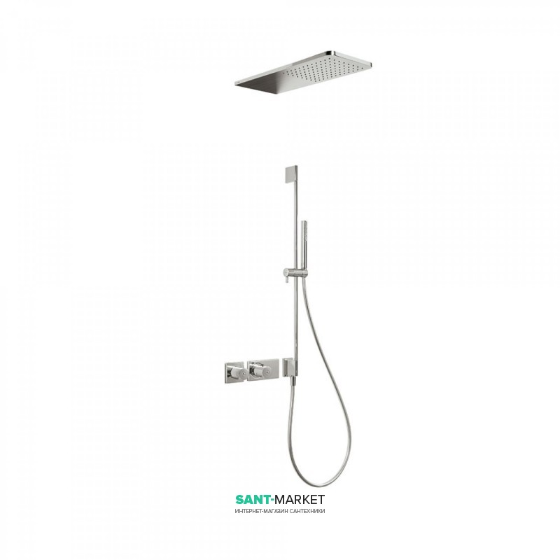 Душова система Tres Block System colors термостатичні сталь 20735210AC