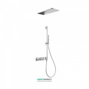 Душова система Tres Block System термостатичні з верхнім і ручним душем хром 20735210