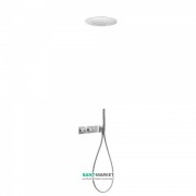 Душевая система Tres Block System термостатическая с верхним и ручным душем хром 20735204