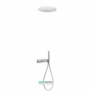 Душова система Tres Block System термостатична з верхнім і ручним душем хром 20735211