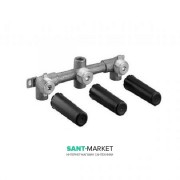 Комплект для попереднього монтажа настінного змішувача Dornbracht на 3 отвори хром 35 707 970 90