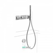 Термостат для ванны Tres Block System с ручным душем и наполнительным клапаном хром 20735206