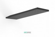 Верхний душ со стены Tres Inox 160х550 мм 1 тип струи черный матовый 29990303NM
