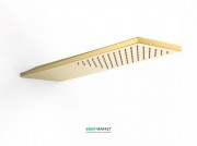 Верхний душ со стены Tres Inox 160х550 мм 1 тип струи золото 29990303OR