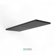 Верхний душ со стены Tres Inox 210х550 мм 1 тип струи черный матовый 29990302NM