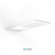 Верхний душ со стены Tres Inox 210х550 мм 1 тип струи белый матовый 29990302BM