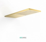 Верхний душ со стены Tres Inox 210х550 мм 1 тип струи золото 29990302OR
