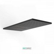 Верхний душ со стены Tres Inox 280х550 мм 2 типа струи черный матовый 29990301NM