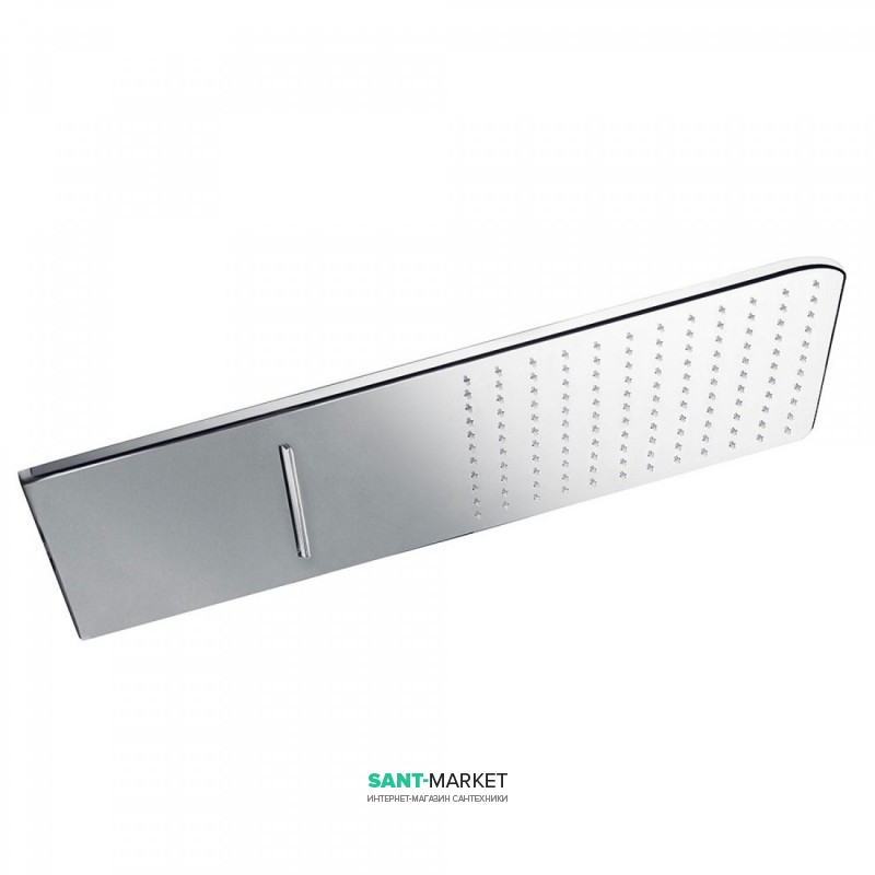 Верхний душ со стены Tres Inox 280х550 мм 2 типа струи хром 29990308