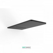 Верхний душ со стены Tres Inox 280х550 мм 2 типа струи черный матовый 29990308NM