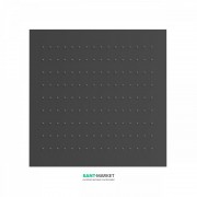 Верхний душ Tres Inox 380х380 мм 1 тип струи черный матовый 134944NM