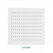 Верхний душ Tres Inox 380х380 мм 1 тип струи белый матовый 134944BM