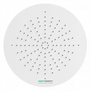 Верхний душ Tres Inox Ø 500 мм 1 тип струи белый матовый 134950BM