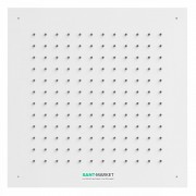 Верхний душ Tres Inox 500х500 мм 1 тип струи белый матовый 134951BM