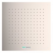 Верхній душ Tres Inox 500х500 мм 1 тип струменя сталь 134951AC