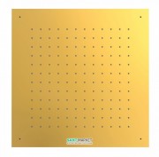 Верхний душ Tres Inox 500х500 мм 1 тип струи золото 134951OR