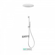 Душова система Tres Block System термостатична з верхнім і ручним душем хром 20735212