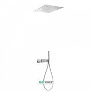 Душова система Tres Block System термостатична з верхнім і ручним душем хром 20735205