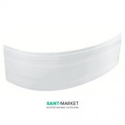 Панель для ванни PoolSpa Klio Asym 150х100 R права фронтальна акрил білий PWOFF10OP000000