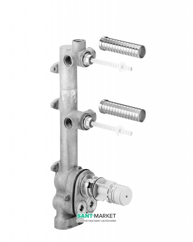Прихована частина термостата Dornbracht Xtool з 2 вентилями хром 35 526 970 90