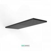 Верхний душ со стены Tres Inox 210х550 мм 1 тип струи черный матовый 29990302NM