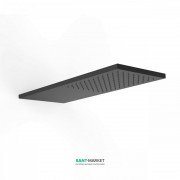 Верхний душ со стены Tres Inox 210х550 мм 1 тип струи черный матовый 29990302NM