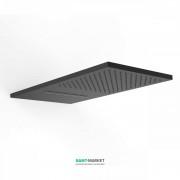 Верхний душ со стены Tres Inox 280х550 мм 2 типа струи черный матовый 29990301NM