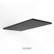 Верхний душ со стены Tres Inox 280х550 мм 2 типа струи черный матовый 29990301NM