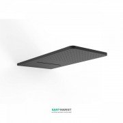 Верхний душ со стены Tres Inox 280х550 мм 2 типа струи черный матовый 29990308NM