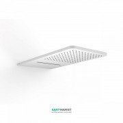Верхний душ со стены Tres Inox 280х550 мм 2 типа струи белый матовый 29990308BM